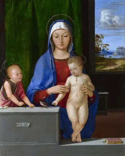 Картина Мадона с младенцем и Сятой Иоанн (The Virgin and Child with Saint John)
