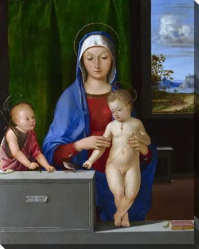 Картина Мадона с младенцем и Сятой Иоанн (The Virgin and Child with Saint John)