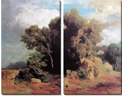 Картина Понтийские болота (In den pontinischen Sumpfen)