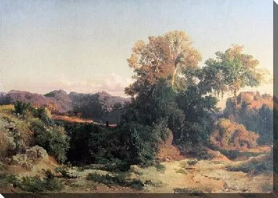 Картина Пейзаж. Долина (Im Albanergebirge)