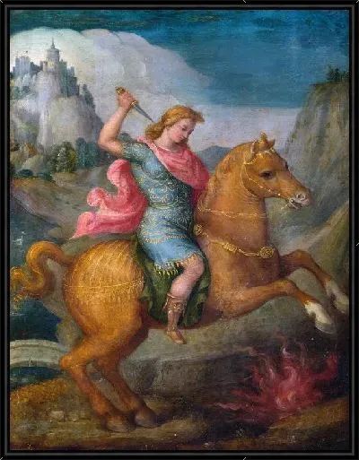 Картина Марк Курций (Marcus Curtius)