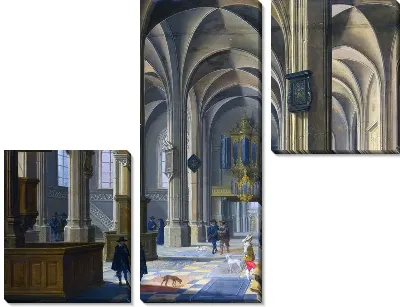 Картина Интерьер (Interior of St Cunerakerk, Rhenen)
