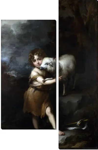 Картина Ребенок Святого Иоанна с агнцем (The Infant Saint John with the Lamb)