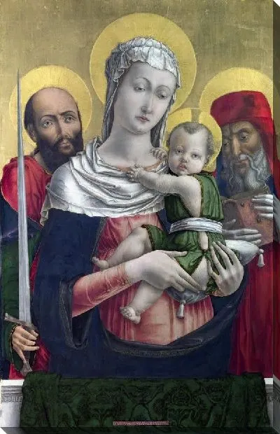 Картина Мадонна с младенцем со святымиПавлом и Иеронимом (The Virgin and Child with Saints Paul and Jerome)