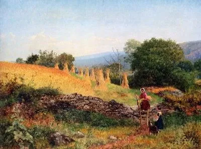 Картина Кукурузное поле (A Welsh Cornfield)