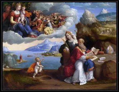 Картина Видение святого Августина (The Vision of Saint Augustine)