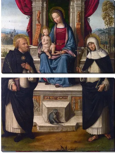 Картина Мадонна с младенцем и святыми ( The Virgin and Child with Saints)