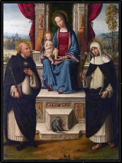 Картина Мадонна с младенцем и святыми ( The Virgin and Child with Saints)