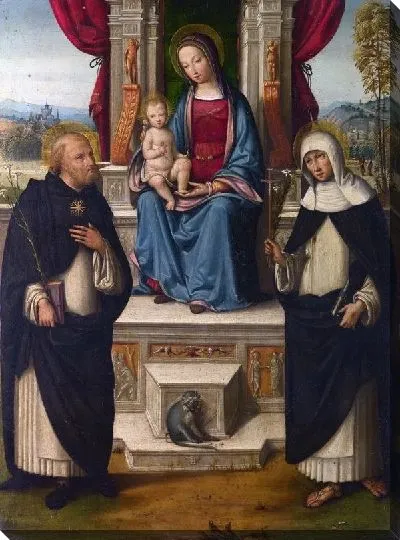 Картина Мадонна с младенцем и святыми ( The Virgin and Child with Saints)