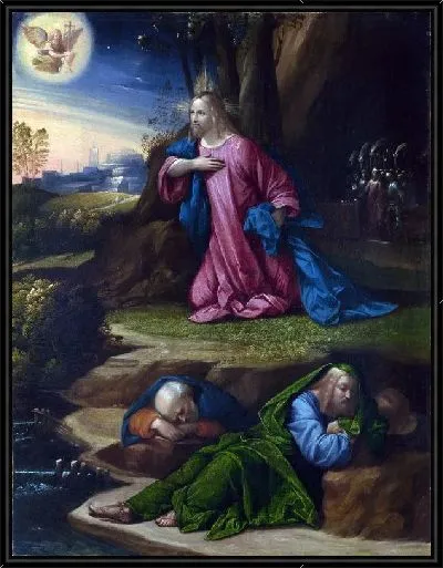Картина Моление о чаше в саду (The Agony in the Garden)