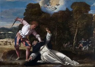 Картина Смерть мученика - Святого Петра (The Death of Saint Peter Martyr)