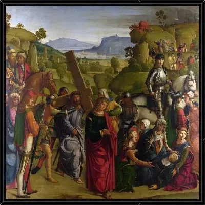 Картина Несение креста. Обморок Марии (Christ carrying the Cross and the Virgin Mary Swooning)