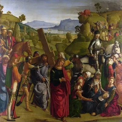 Картина Несение креста. Обморок Марии (Christ carrying the Cross and the Virgin Mary Swooning)