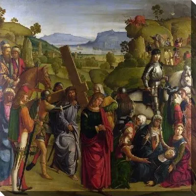 Картина Несение креста. Обморок Марии (Christ carrying the Cross and the Virgin Mary Swooning)