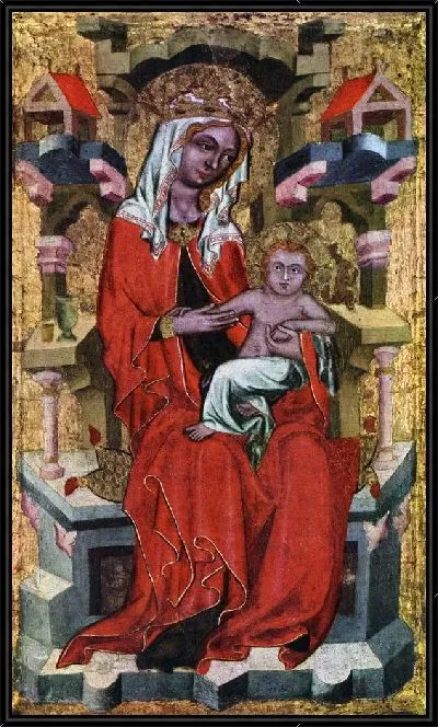 Картина Мадонна (Thronende Madonna)