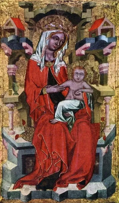 Картина Мадонна (Thronende Madonna)