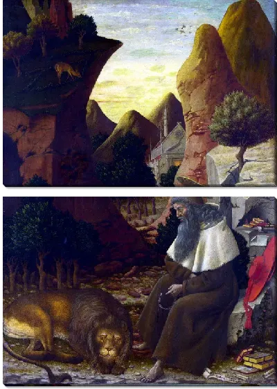 Картина Святой Иероним (Saint Jerome in a Landscape0
