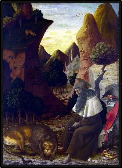 Картина Святой Иероним (Saint Jerome in a Landscape0