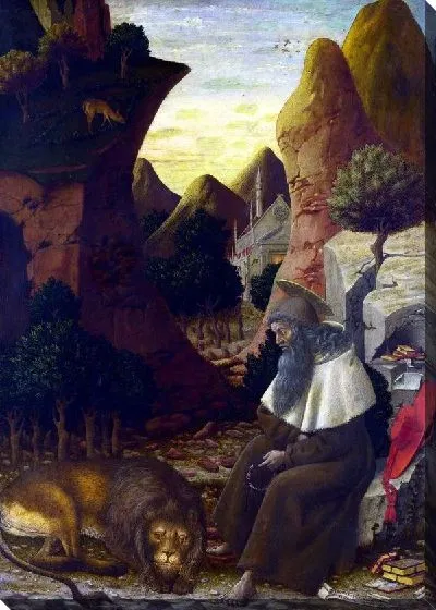 Картина Святой Иероним (Saint Jerome in a Landscape0