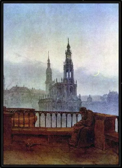 Картина Вид на Дрезден с террасы (View of Dresden from the terrace Bruhlschen)