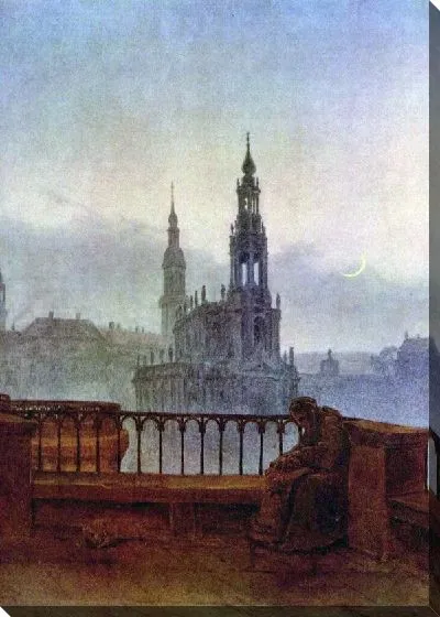 Картина Вид на Дрезден с террасы (View of Dresden from the terrace Bruhlschen)