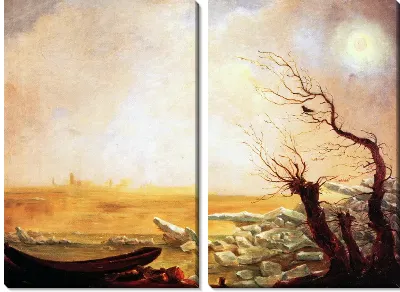 Лодка во льду (Boat in the Ice)