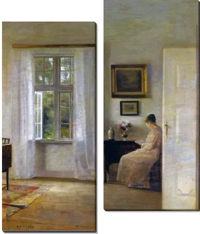 Читающая женщина (Woman reading)