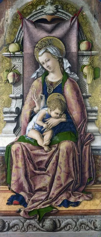 Картина Мадонна с младенцем (The Virgin and Child) №3