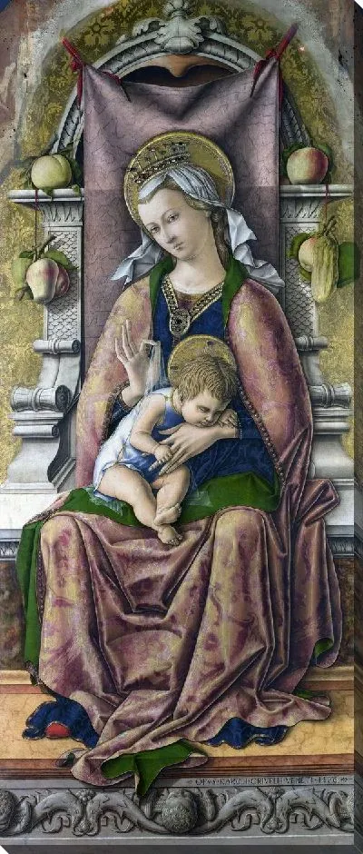 Картина Мадонна с младенцем (The Virgin and Child) №3