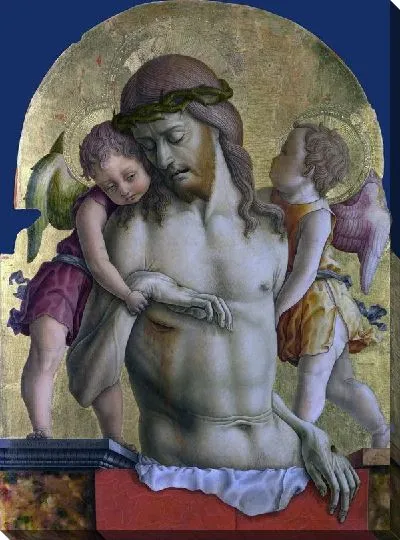 Картина Мертвый Христос поддерживаемый двцмя ангелами (The Dead Christ supported by Two Angels)