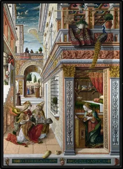Картина Благовещение (The Annunciation, with Saint Emidius)