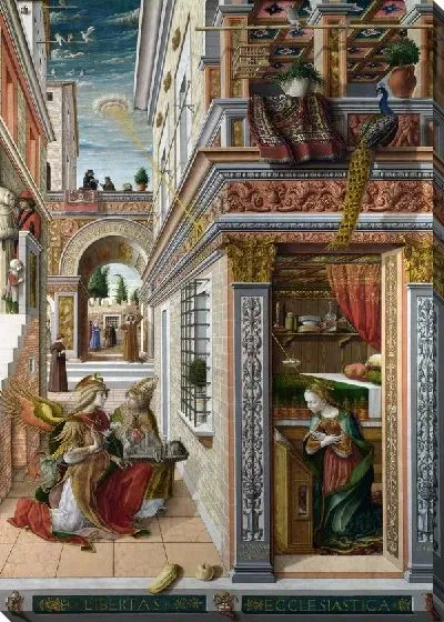 Картина Благовещение (The Annunciation, with Saint Emidius)