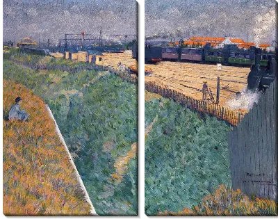 Картина Западная железная дорога из Парижа (Western Railway of Paris)