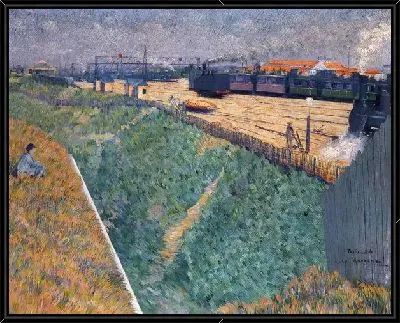 Картина Западная железная дорога из Парижа (Western Railway of Paris)