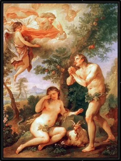 Картина Адам и Ева