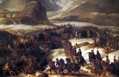 Картина Прохождение Большого Сен-Бернар французской армией, 20 мая 1800 (Passage of the Great Saint Bernard the French army, May 20, 1800)