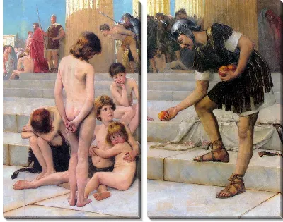Картина Пленники в Риме (Captives in Rome)