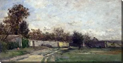 Картина Сад со стеной (Garden with a wall)