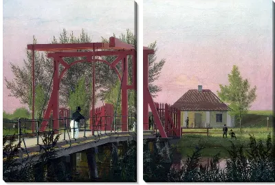Картина Северный Подъемный мост к Цитадели в Копенгагене (The Northern Drawbridge to the Citadel in Copenhagen)
