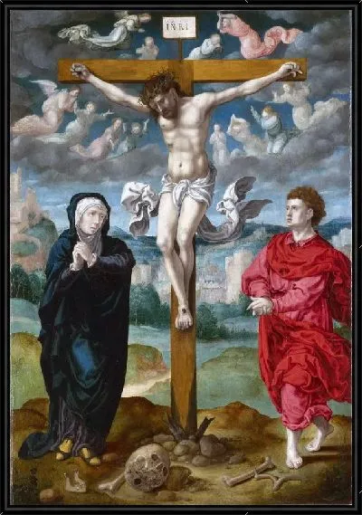 Картина Распятие (The Crucifixion - Central Panel)