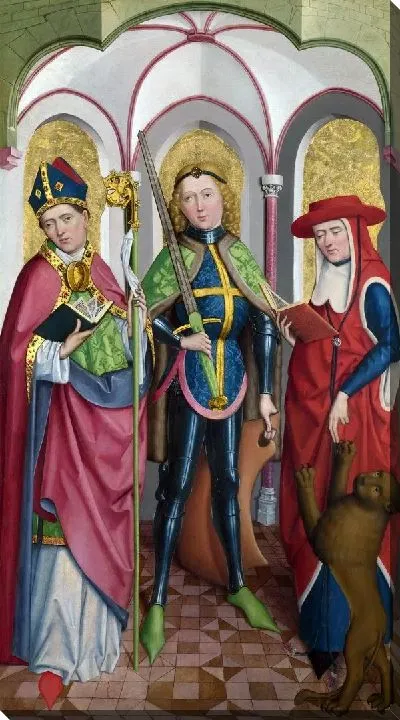 Картина Святые Амвросий, Иероним и Джером (Saints Ambrose, Exuperius and Jerome)