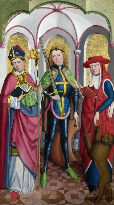 Картина Святые Амвросий, Иероним и Джером (Saints Ambrose, Exuperius and Jerome)