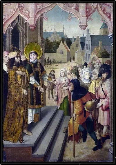 Картина Святой Лаврентий (Saint Lawrence before the Prefect)