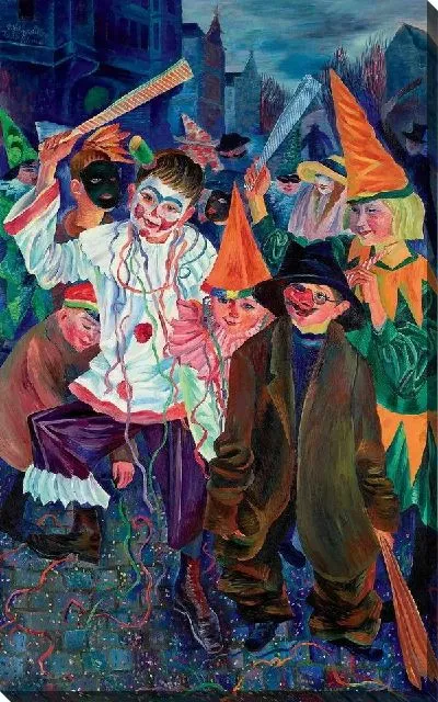 Картина Детский карнавал (Children's carnival bustle)