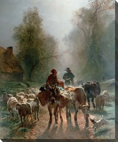 Картина На пути к рынку (На пути к рынку)