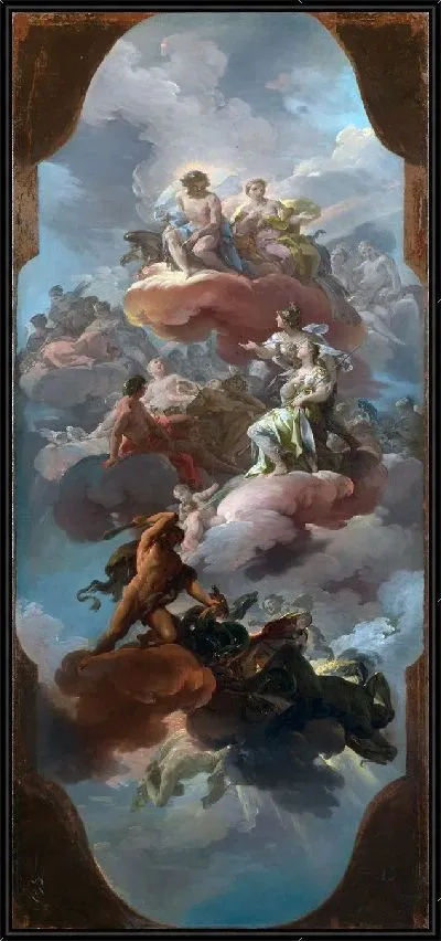 Картина Апофеоз испанской монархии (Apotheosis of the Spanish Monarchy)