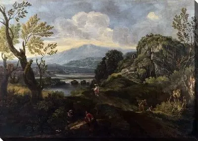 Картина Пейзаж с фигурами ( Landscape with Figures)