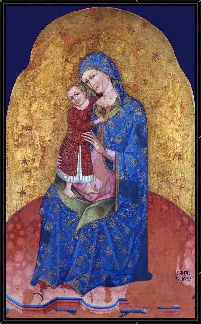 Картина Мадонна с младенцем (The Virgin and Child) №4