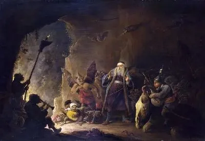 Картина Богача ведут в ад (The Rich Man being led to Hell)