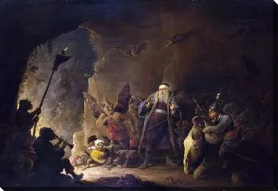 Картина Богача ведут в ад (The Rich Man being led to Hell)